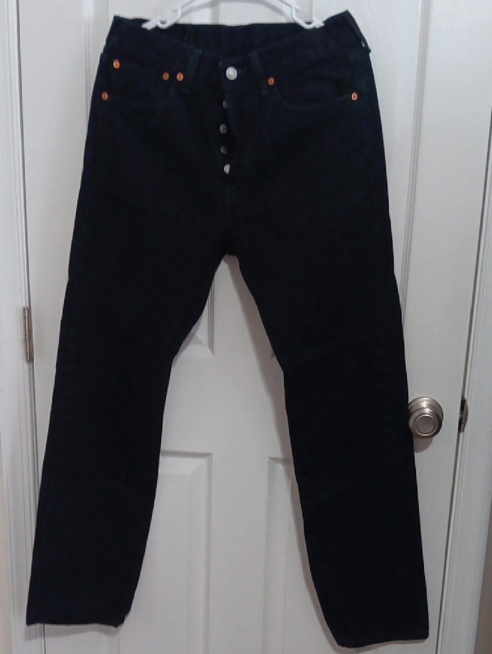 Levi's Black Button-Fly 501